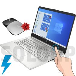 Laptop HP 14 Touch Intel Pentium Silver N5030, 4GB, 128GB SSD, 14.0 HD, Tec. Iluminado, W11 23H2 - Lap23