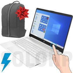 Laptop HP 15 Touch Core i5-1135G7, 8GB, 512GB SSD, Iris Xe, 15.6 HD, Tec. Iluminado, W11 21H2 - Lap58R
