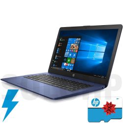 Laptop HP Stream 14 Intel Celeron N4020, 4GB, 64GB SSD, 14.0 HD, W11 21H2, Azul - Lap15