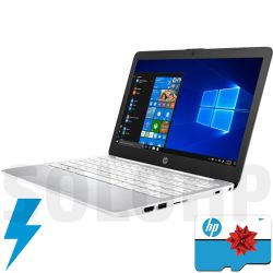 Mini Laptop HP Stream 11 Intel Celeron N4020, 4GB, 64GB SSD, 11.6 HD, W11 21H2, Perla - Lap12