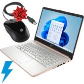 Laptop HP 14 Intel Celeron N4120, 4GB, 128GB SSD, 14.0 HD, Card Reader, W11 24H2 - Lap18
