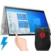 Laptop HP Envy 15 x360 Core i7-1260P, 16GB, 512GB SSD, Iris Xe, 15.6 FHD, Huellas, Tec. Ilum, W11 24H2 - Lap76
